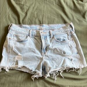 Old Navy Light Wash Distressed Jean Shorts